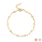 The Martha Cross Chain Bracelet: S134