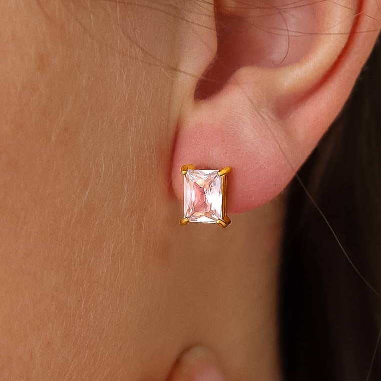 The Tracy Rectangle Earrings: E43
