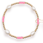 Hot Pink Pearl Poppi Bracelet - S80