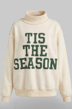 HOLLYJOLLY | Reversible Mock-Neck Sweatshirt: