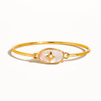 Vintage Star Shell Bangle - SS2