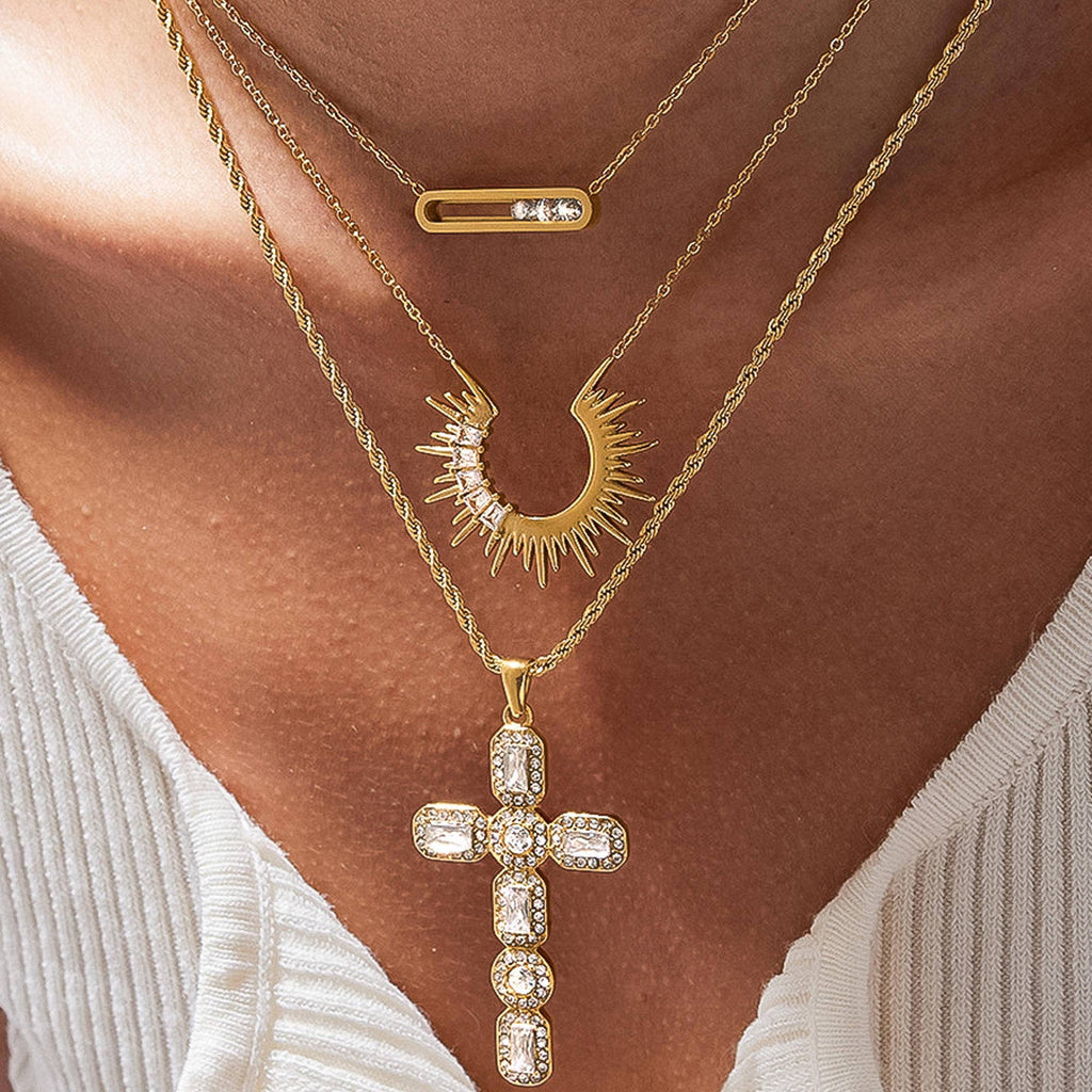 Belrose Cross Necklace: N155