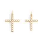 Cross Pearl Charm - C133