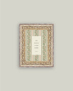 A Child is Born Framed Antique Art: 5x7