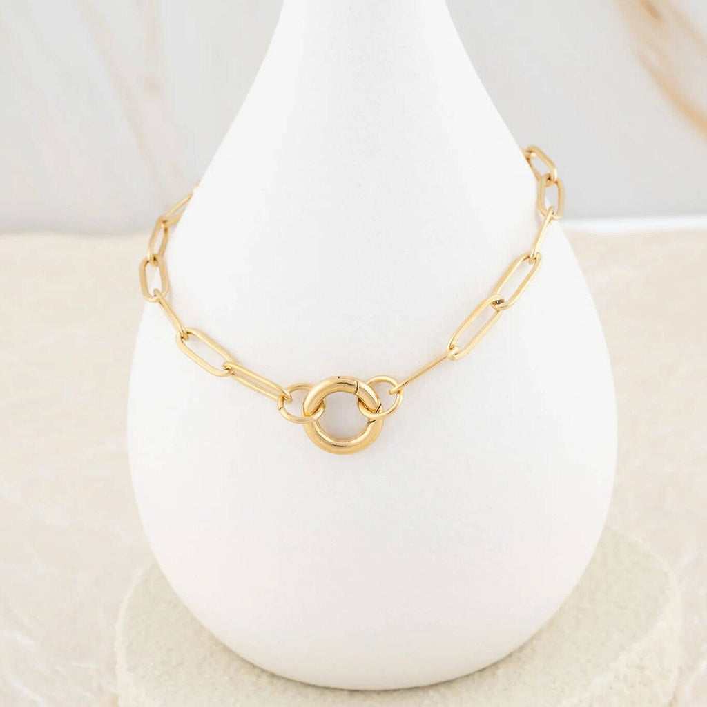 Charm Keeper Chain Bracelet - S176