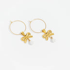 Freshwater Pearl Bow Charm - C192