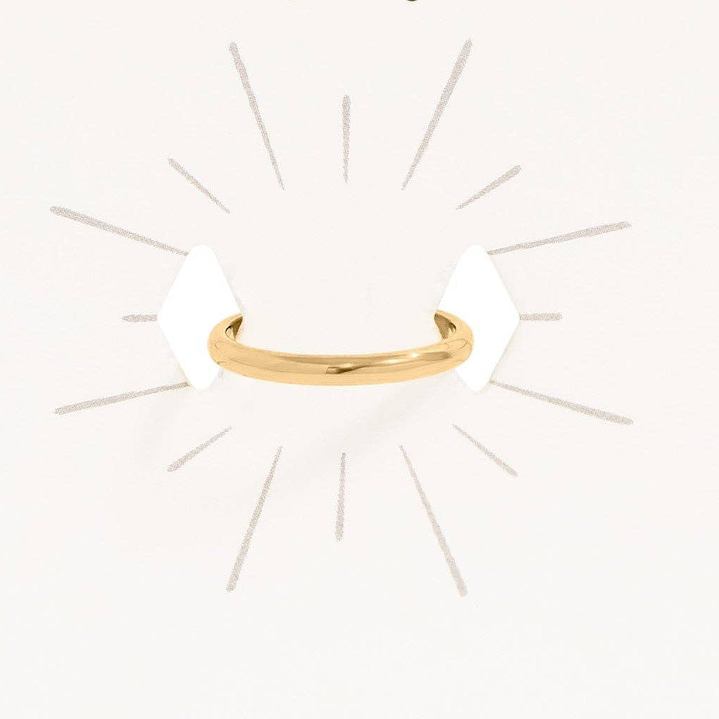 Simply Golden Adjustable Ring - A88