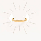 Simply Golden Adjustable Ring - A88