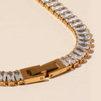Clear Crystal Necklace - N7