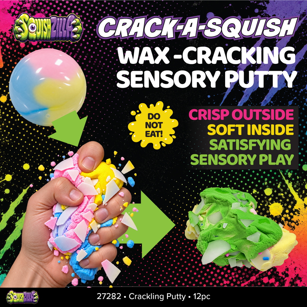 Fun Doh Wax-Cracking Sensory Colorful Putty