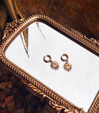 Sol Love Charm Huggies Hoop Earrings - E21