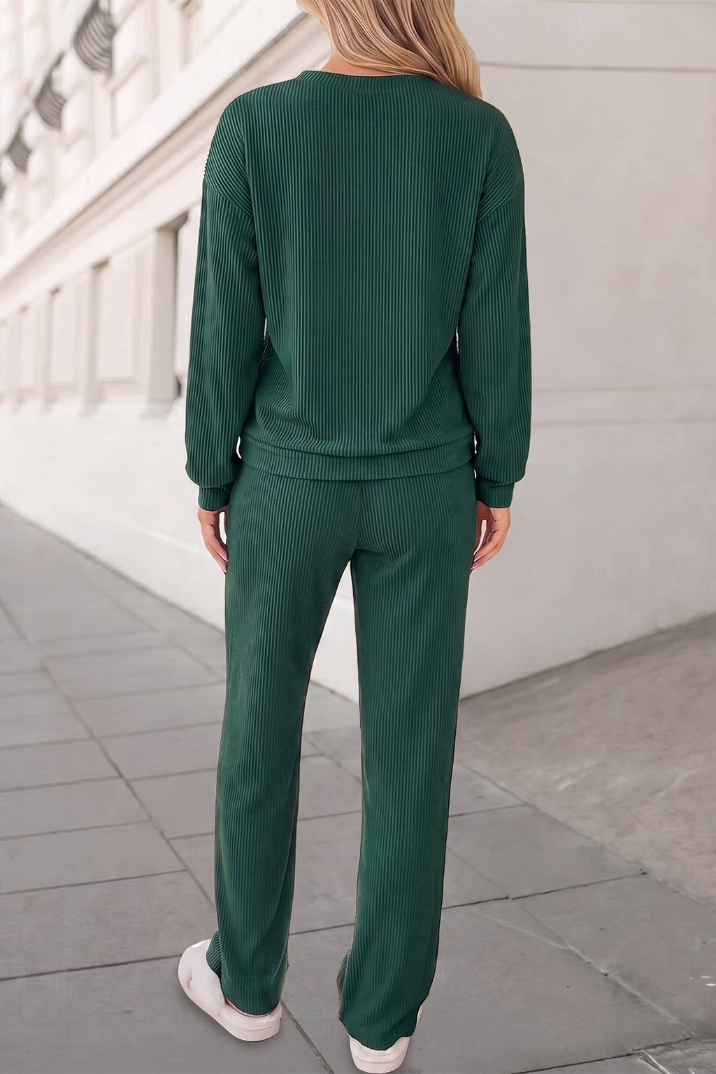 MERRY Christmas Graphic Corded Pants Set