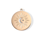 Mystical Sun + Moon Charm - C189
