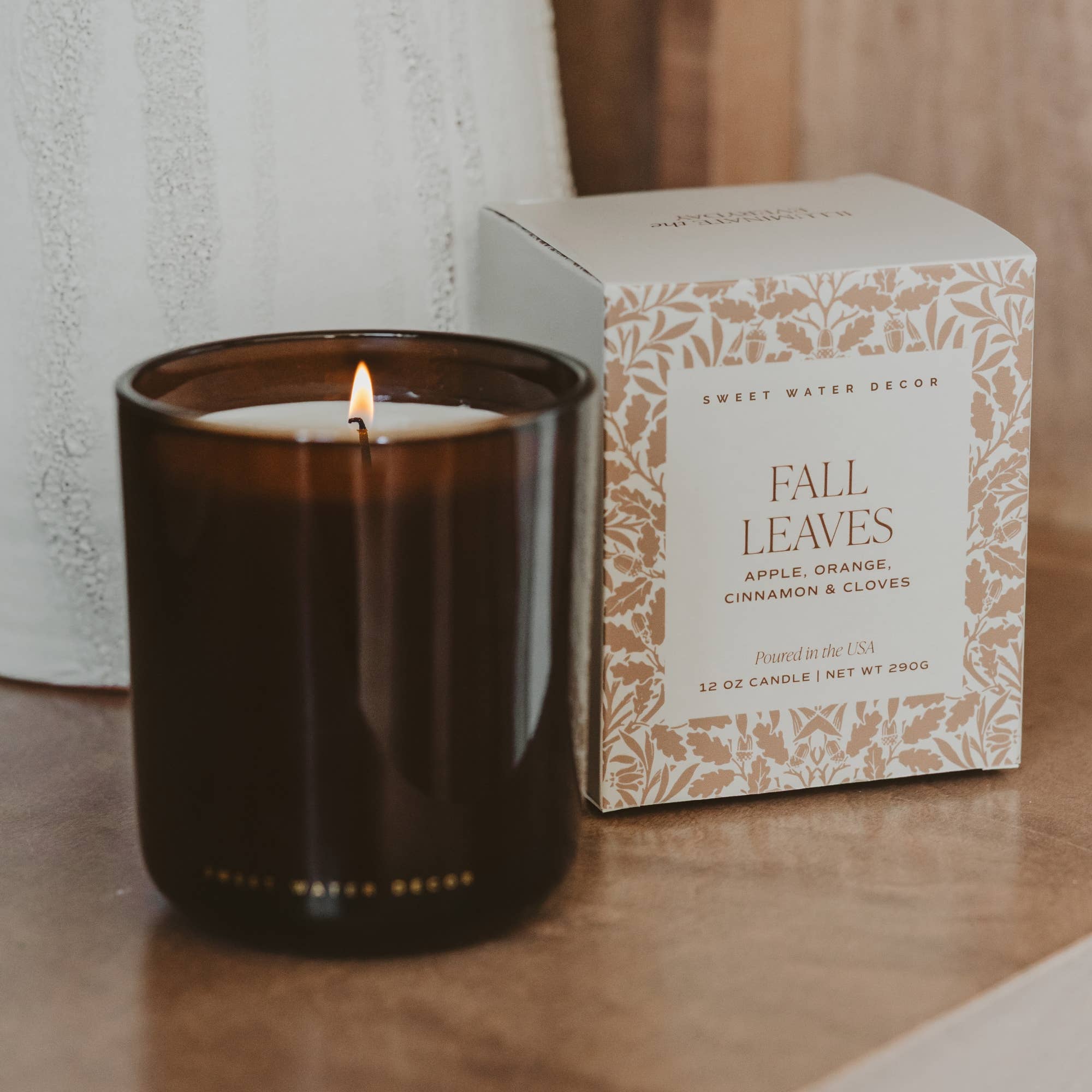 *NEW* Fall Leaves 12 oz Boxed Soy Candle - CFL