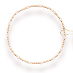 White Dainty Poppi Bracelet - S103