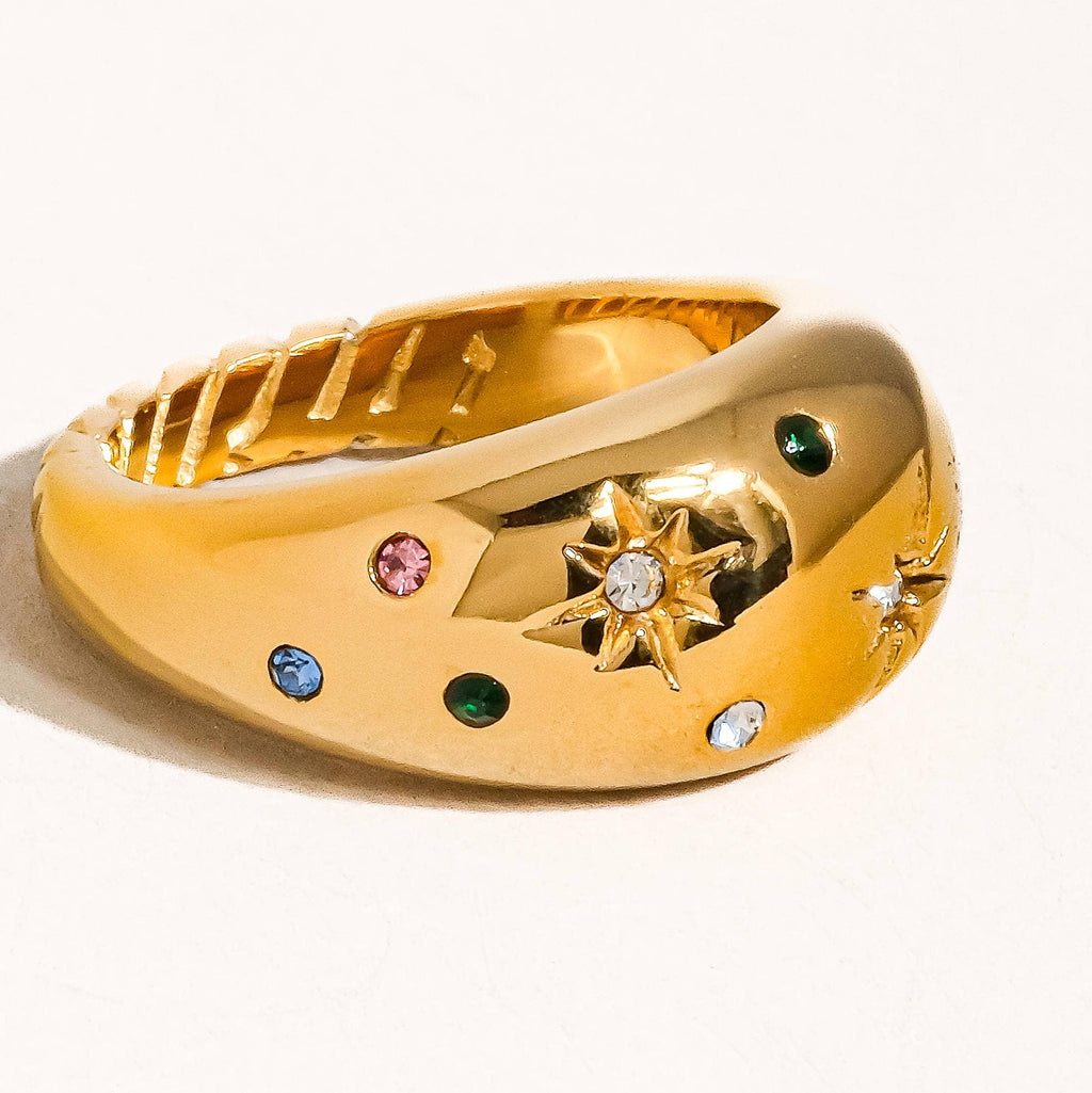 The Rylee Star Dome Ring: A59
