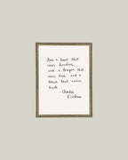 Have A Heart Framed Antique Print: 5x7