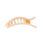 Flat Rectangle Hair Clip | Medium | Almond Beige