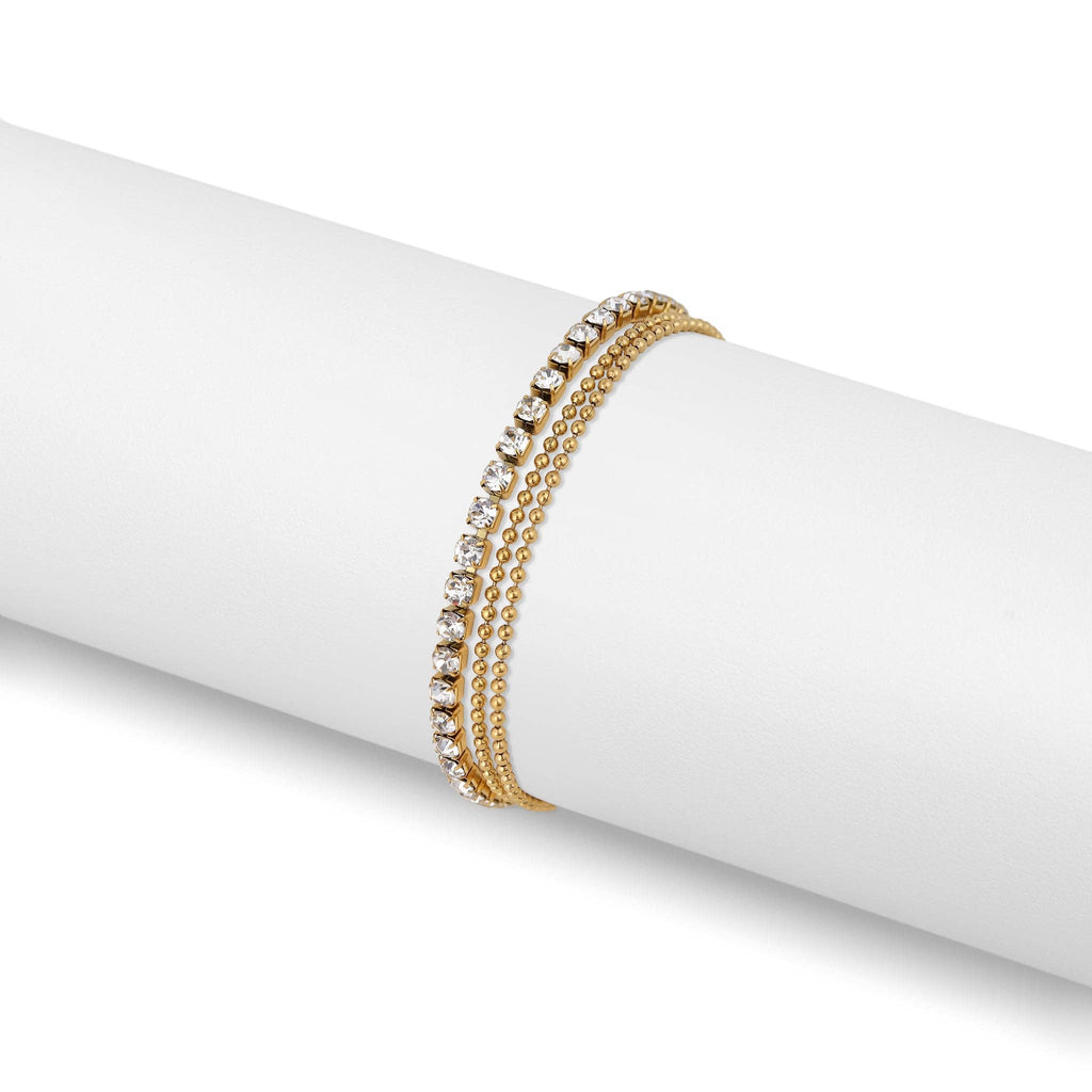 Crystal Duet Anklet - K11