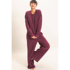 Waffle Knit Crew SET : ALPACA