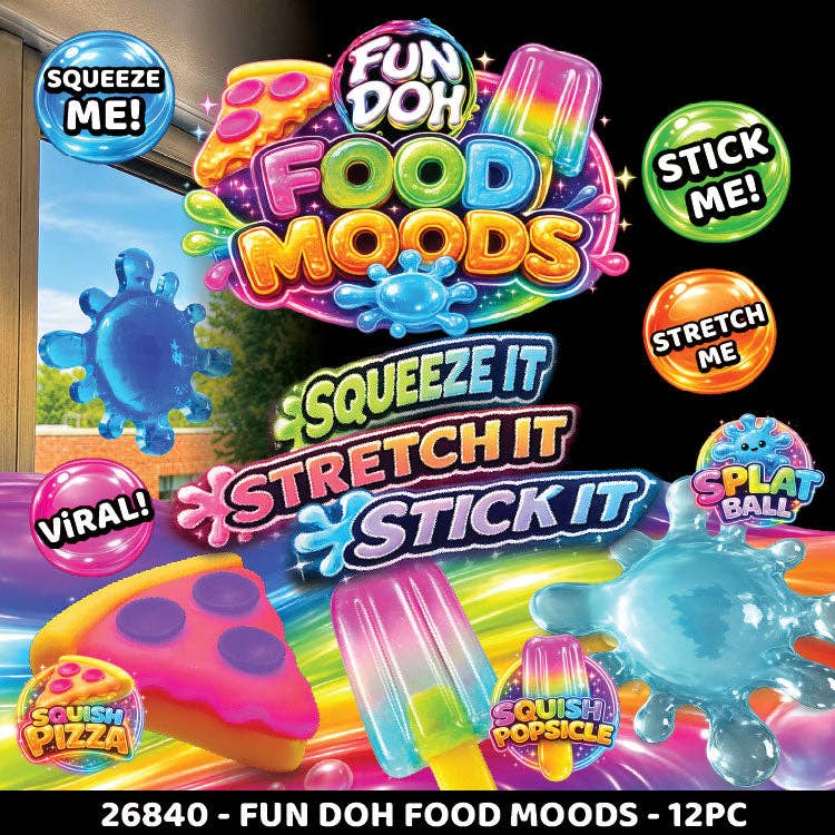Fun Doh Food Moods Snack Attack Squishy Variety - FDSQU