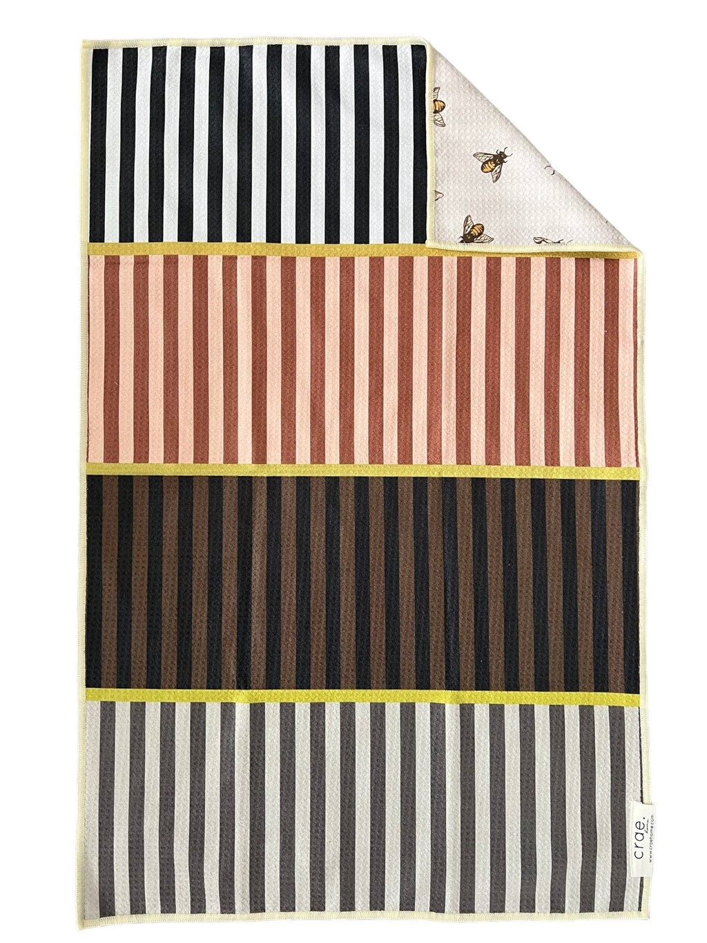 Milk and Honey: Reversible Hand Towel: Multi/Cream / Hand Towel