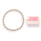Katy Bracelet in Silver with Gold: Standard 6.75 inch