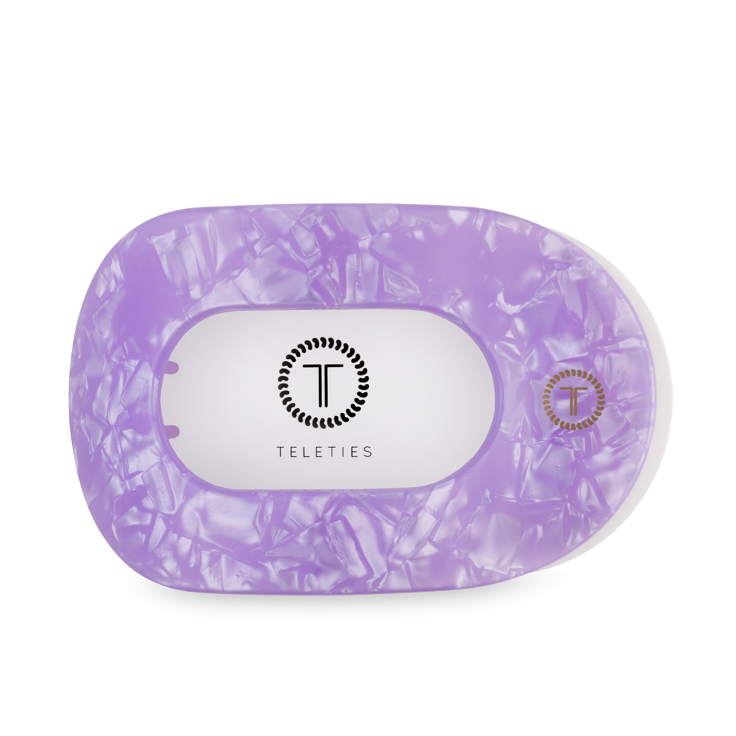 Flat Round Hair Clip | Large | Lavender Mist