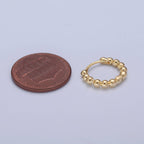 Sea Kiss Huggie Hoop Earrings - E15
