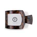 Square Flat Hair Clip | Large | Tortoise