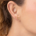 Diamond Lightning Bolt Stud Earring - E74