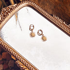 Sol Fire Huggie Earrings - E26