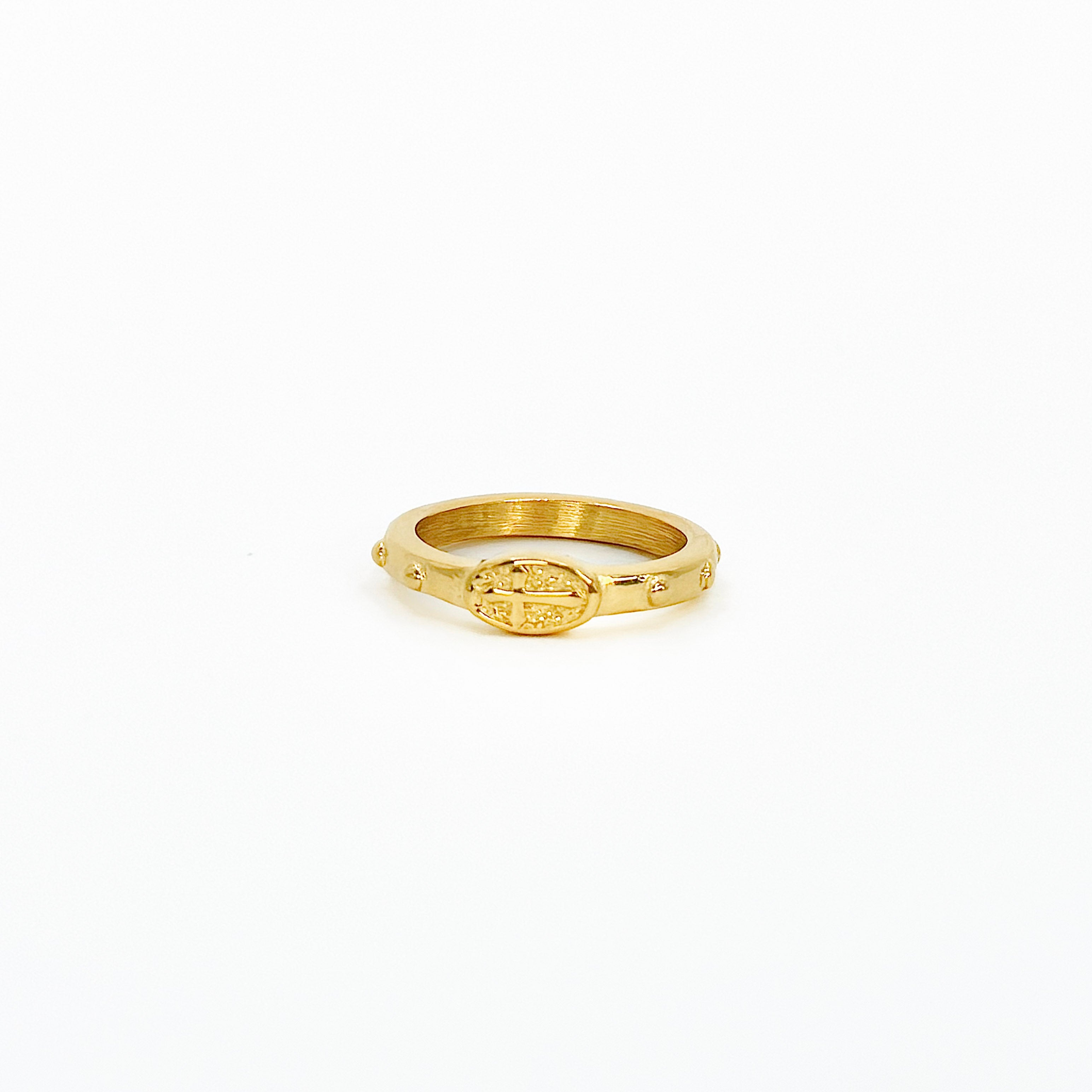 Golden Dot Ring - A21