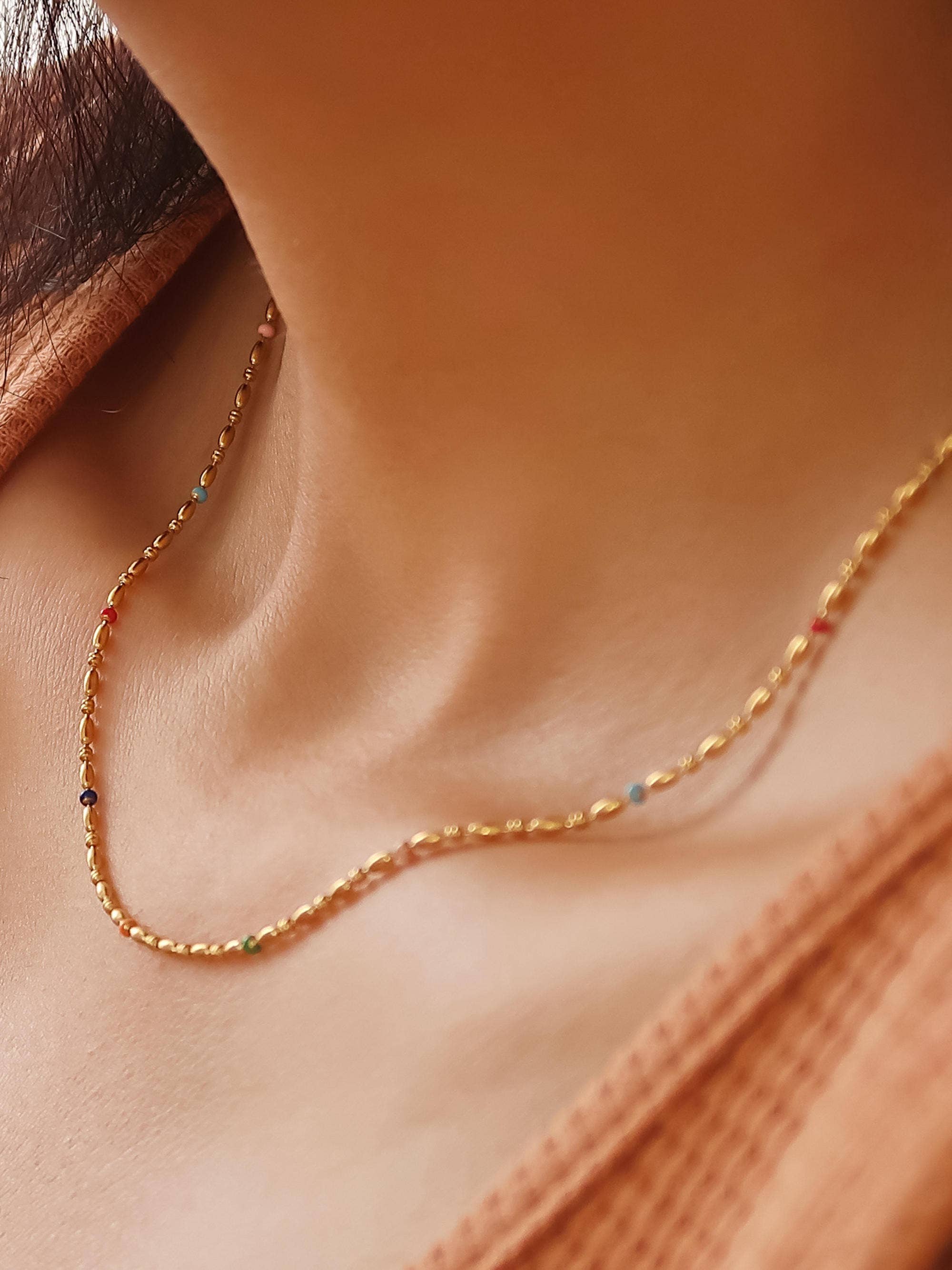 Sunset Sprinkles Necklace - N53