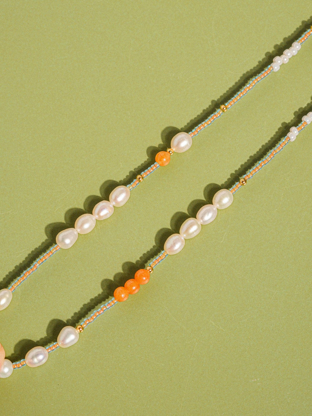 Citrus Pearl Necklace  - N57