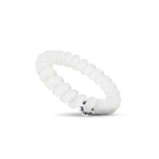 Spiral Hair Coils | Large | Coconut White Hair Ties: Large