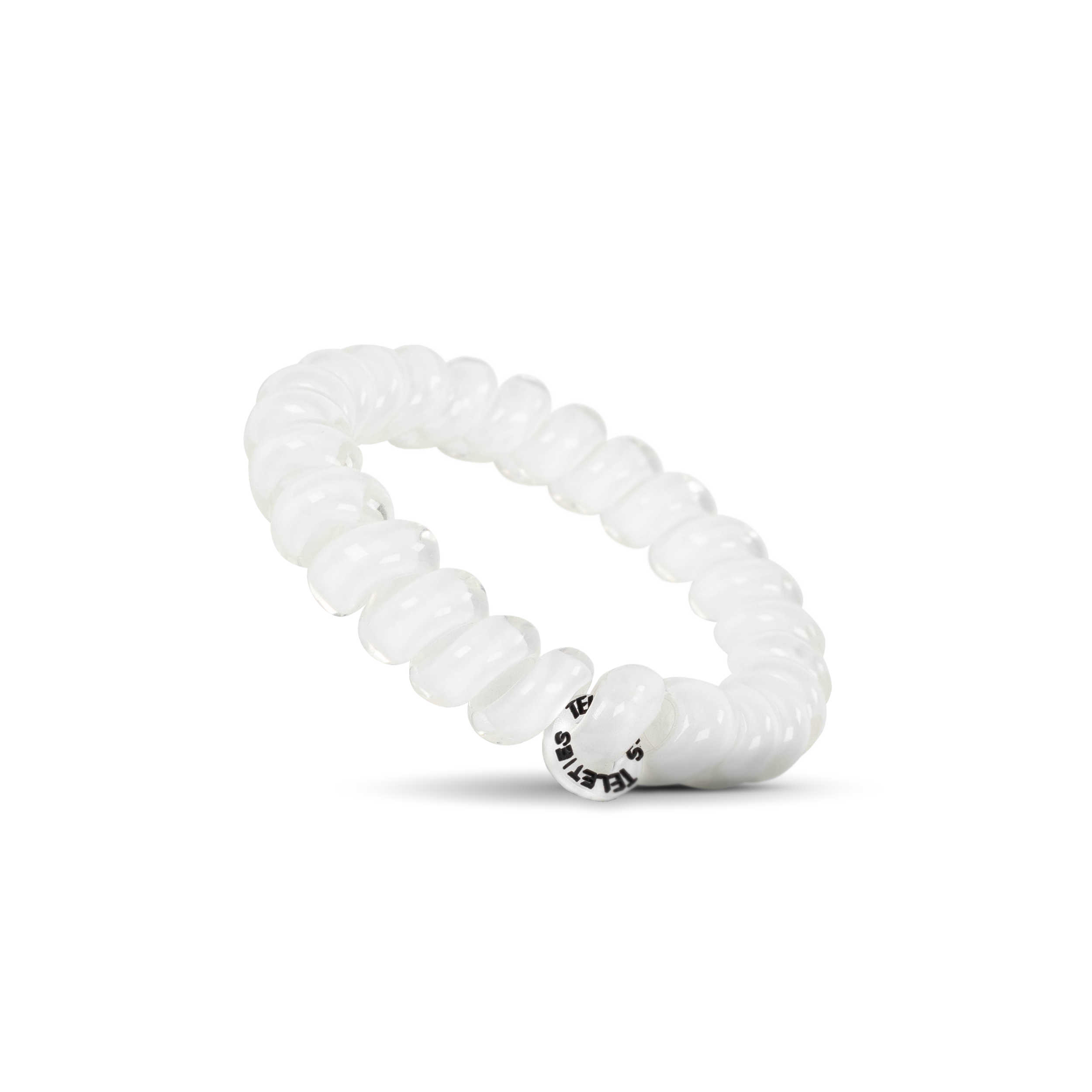 Spiral Hair Coils | Large | Coconut White Hair Ties: Large