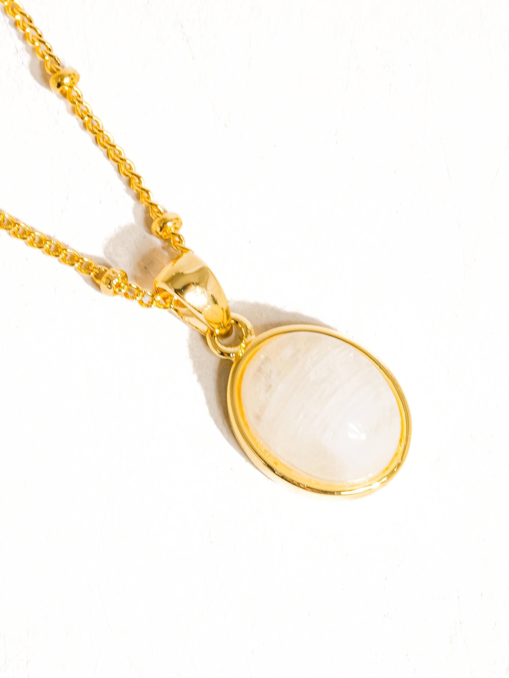 Moonstone Natural Stone Necklace: N121