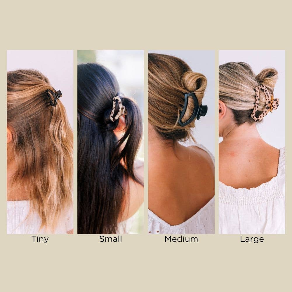 Open Hair Clip | Large |  Tortoise