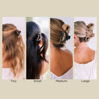 Open Hair Clip | Medium | Coconut White