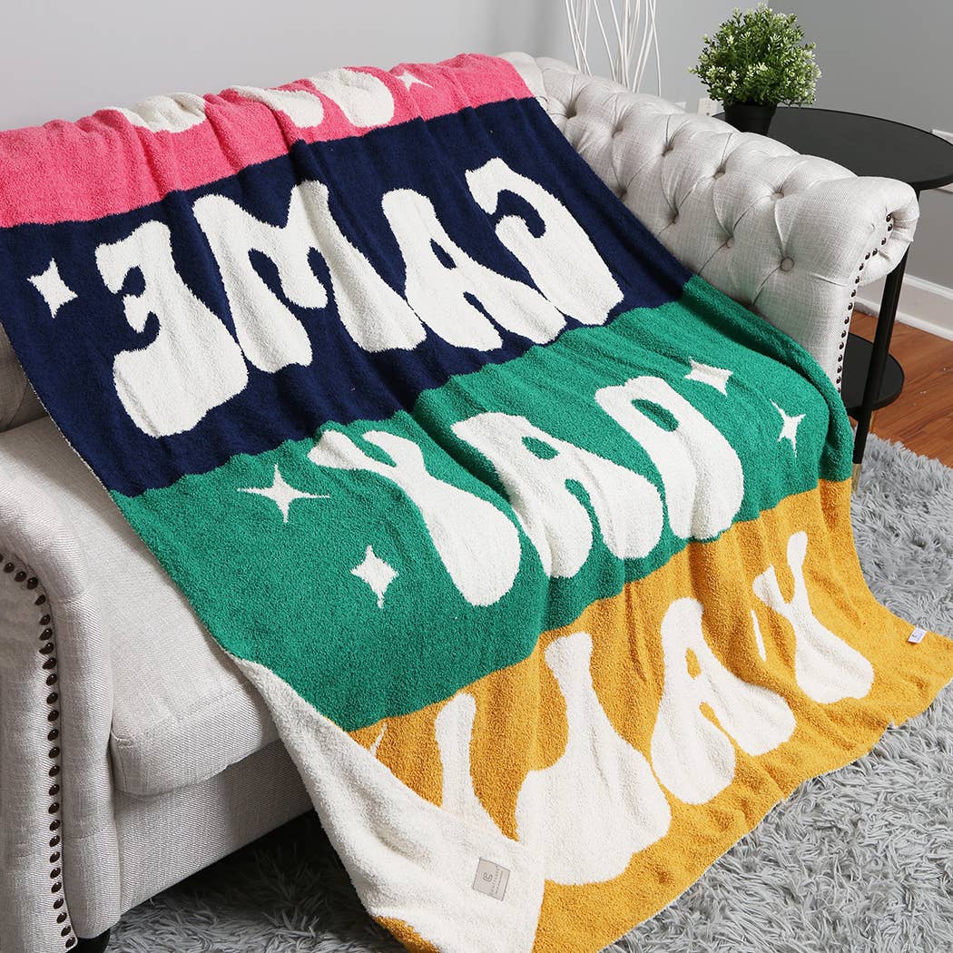 It's Game Day Y'all Letter Soft Throw Blanket: FC1