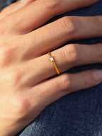 The Shae Minimalist Thin CZ Band: A52