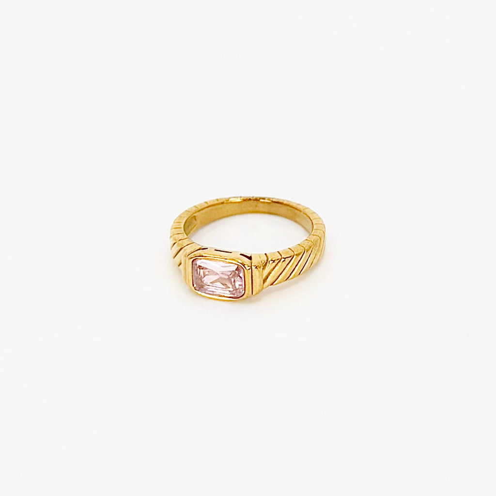 Blush Pink Fancy Ring - A17