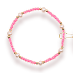 Hot Pink Pearl BraceleT - S73