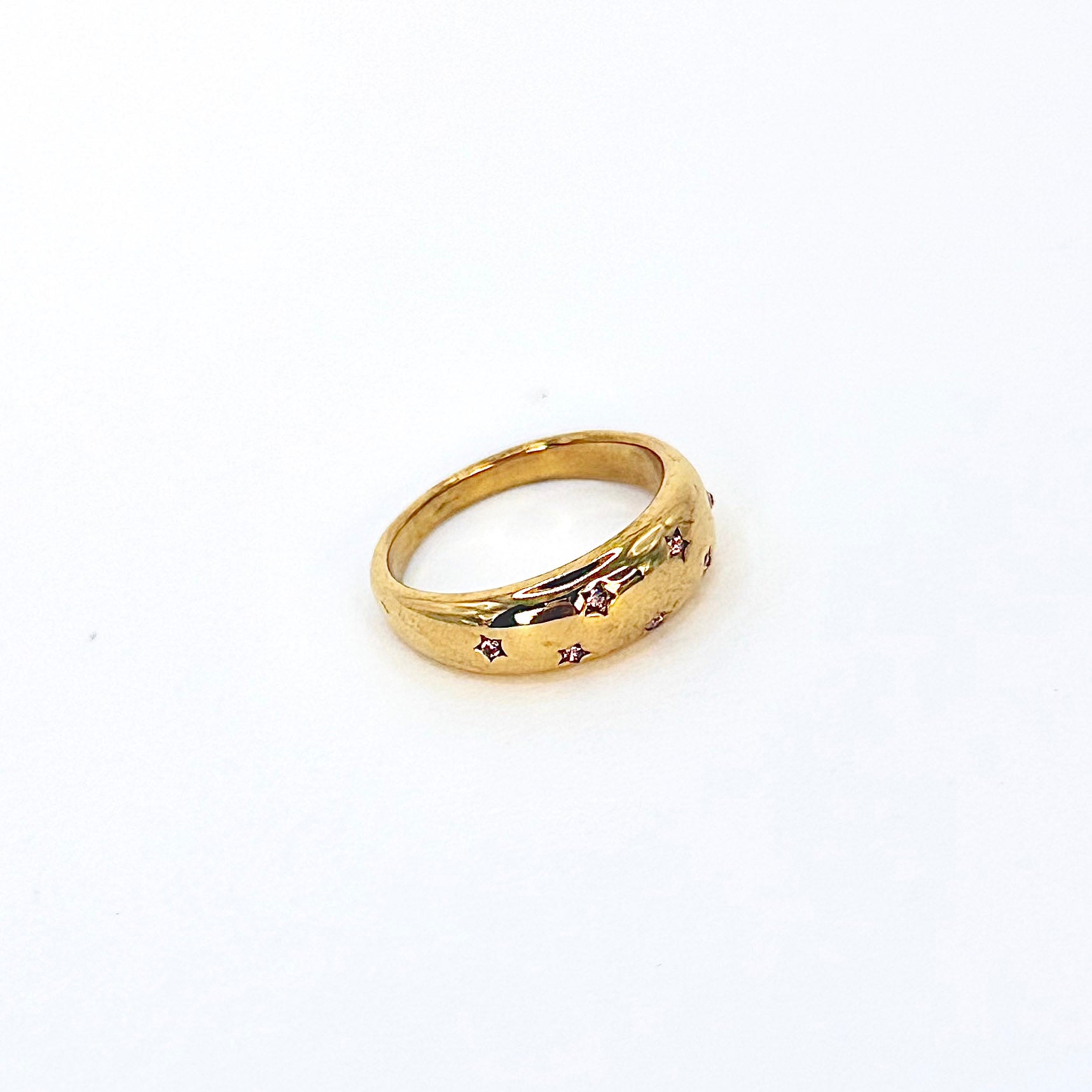 Blush Pink Star Ring - A14