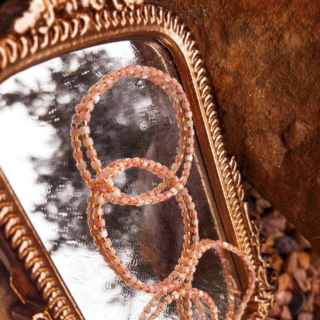 Rose Quartz Anklet - K18