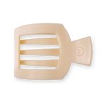 Square Flat Hair Clip | Large | Almond Beige