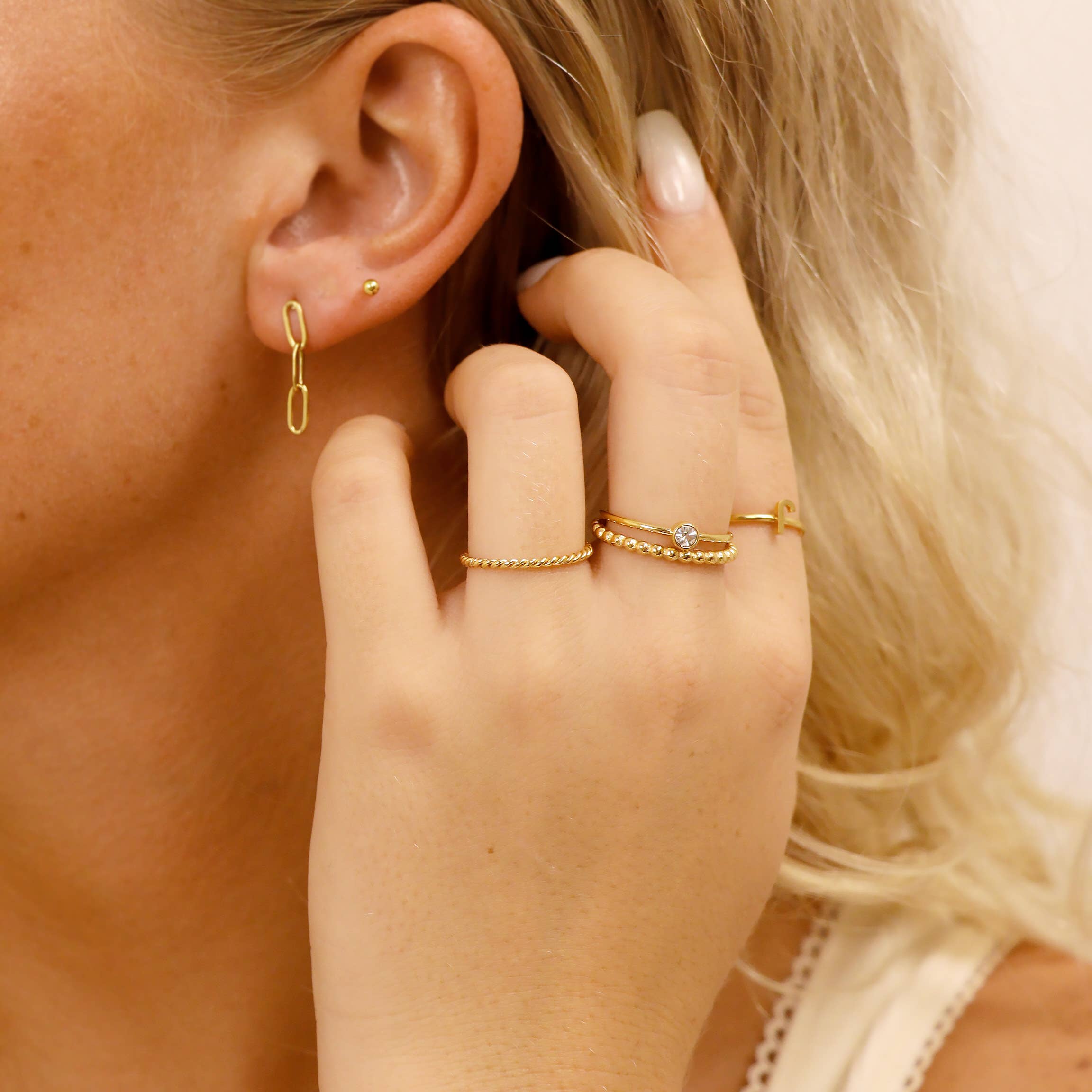 Braided Stacking Ring - A37