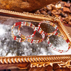 Red White & Gold Bracelet - S33