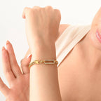 Golden Halo Link Bracelet - SS36